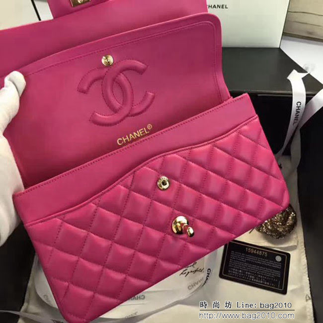 香奈兒CHANEL 原單精品升級版A1112進口小羊皮 金銀鏈條單肩斜挎包 DSC1412